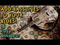 How To Add Basslines To Your Blues Guitar In 5 Minutes!