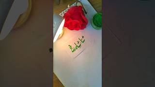 Sana Shahrukh name's calligraphy video #calligraphymasters #moderncalligraphy #nameart #calligraphy