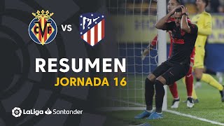 Resumen de Villarreal CF vs Atlético de Madrid (0-0)