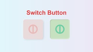 Neumorphic Switch Button Using HTML, CSS & JavaScript | Custom Toggle UI