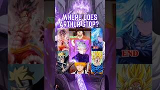 Where does Arthur stop? #anime #manga #vs #tbate #onepiece #naruto #bleach #dbz #baki #shorts
