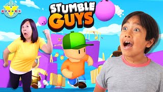 The Roblox Stumble Guys Championship with Ryan VS Mommy!!
