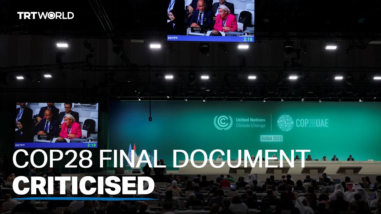 COP28 Summit Approves Deal On Transition Away From Fossil Fuels - YouTube