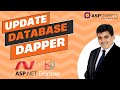 Update using Dapper in ASP.Net