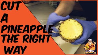 How to cut a fresh pineapple the correct (and easy) way