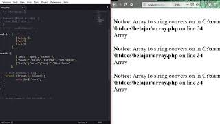 TUTORIAL PHP Array PHP # Mengenal Array Pada PHP