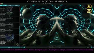 3D Visuals PACK 208   27 Visu -als