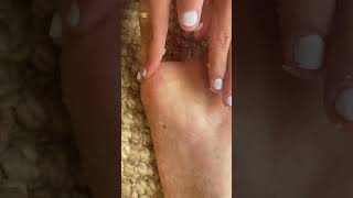 Oddly Satisfying Foot scrub and Foot Peel to easily remove dead skin