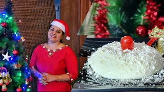 Snow Pudding||ഈ ടേസ്റ്റി പുഡ്ഡിംഗ് ഉണ്ടാക്കാൻ ചൈനാഗ്രാസ്സും ജെലാറ്റിനും വേണ്ട ||Xmas Special Pudding