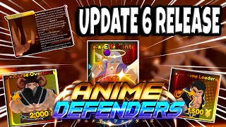 First Impressions Of Update 6 | Anime Defenders