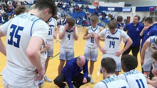 Chris Benedict full interview at Carroll Chargers boys basketball practice on 3/12/25