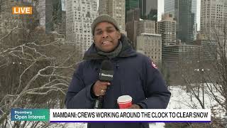 NYC Winter Storm: Workers Face Messy Commute as Crews Work to Clear Snow