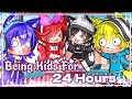 🔥Turned into Kids for 24hrs⭐ •||GCMM||• ||24hr challenge?¿|| @Queen-Ruby-Red #gachaclub