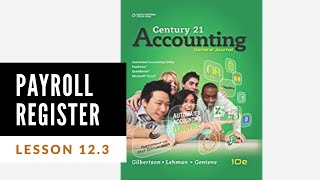 Century 21 Accounting- Lesson 12.3. Preparing Payroll Register