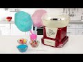 Nostalgia Electrics PCM805RETRORED Retro Series Hard & Sugar-Free Candy Cotton Candy Maker #Shorts