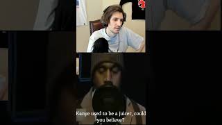 xqc reacts to kanye west diss track on him POGU