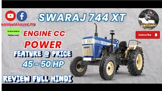 Swaraj 744 XT IS The BEST Tractor For FARMERS? //Full Reviews in Hindi