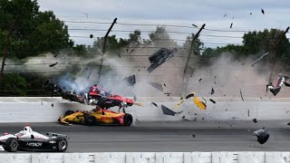 Biggest Indycar crashes ever | Motorsport / Racing