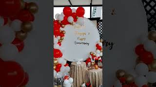 Anniversary Decor by Team Dream Kreations #islamabad #Event #EventDecor #Decoration #anniversary