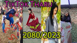 New Tharu bhojpuri trending TikTok 2023//New Tharu TikTok dance 2080