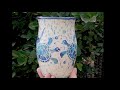 pottery sgraffito in multi color