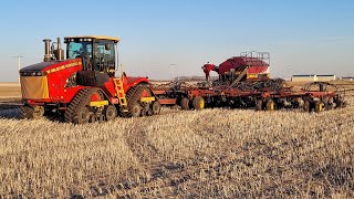 Stumbling out of the gates 😂 First day of seeding 2023