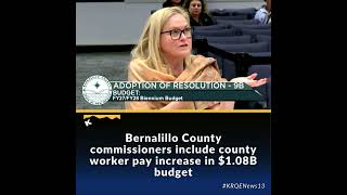 Bernalillo County commissioners include county worker pay increase in $1.08B budget