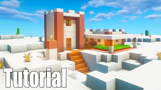 Minecraft Tutorial: How To Make A Desert House "2020 Tutorial"