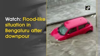 Watch: Flood-like situation in Bengaluru after downpour