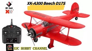 Wltoy RC Plane XK-A300 Beech D17S 550mm Wingspan 2.4GHz 4CH 3D/6G System EPP Fixed Wing RTF