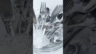 How to clean Silver Utensils with Vinegar and Baking Soda #cleaning