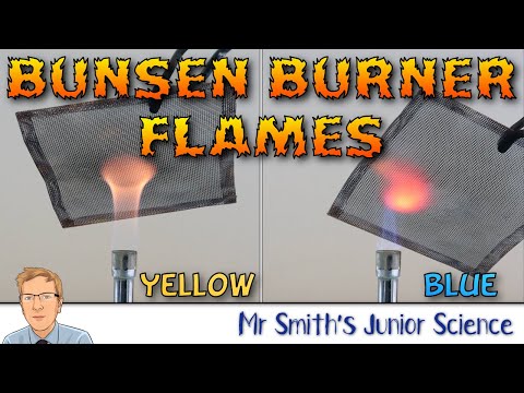 What holds the Bunsen burner?