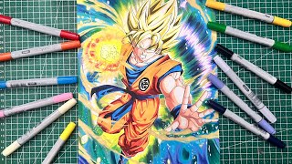 How to Draw  Goku Super Sayan 1 - Dragon Ball Z