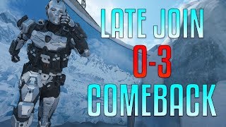 COD BO3 Knife Only SnD - LATE JOIN 0-3 COMEBACK!