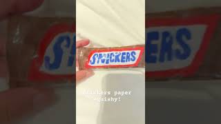 Snickers paper squishy! #art #shorts #papersquishy #fyp