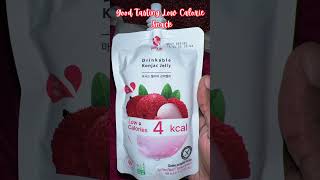 Low Calorie Snack | Drinkable Konjac Jelly Lychee Flavor 💕🌸#lowcaloriedrinks #lowcaloriesnack