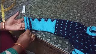 4 to 5 year baby sweater knitting measurement.  4 से 5 साल के बच्चे का स्वेटर का  माप और डिजाइन