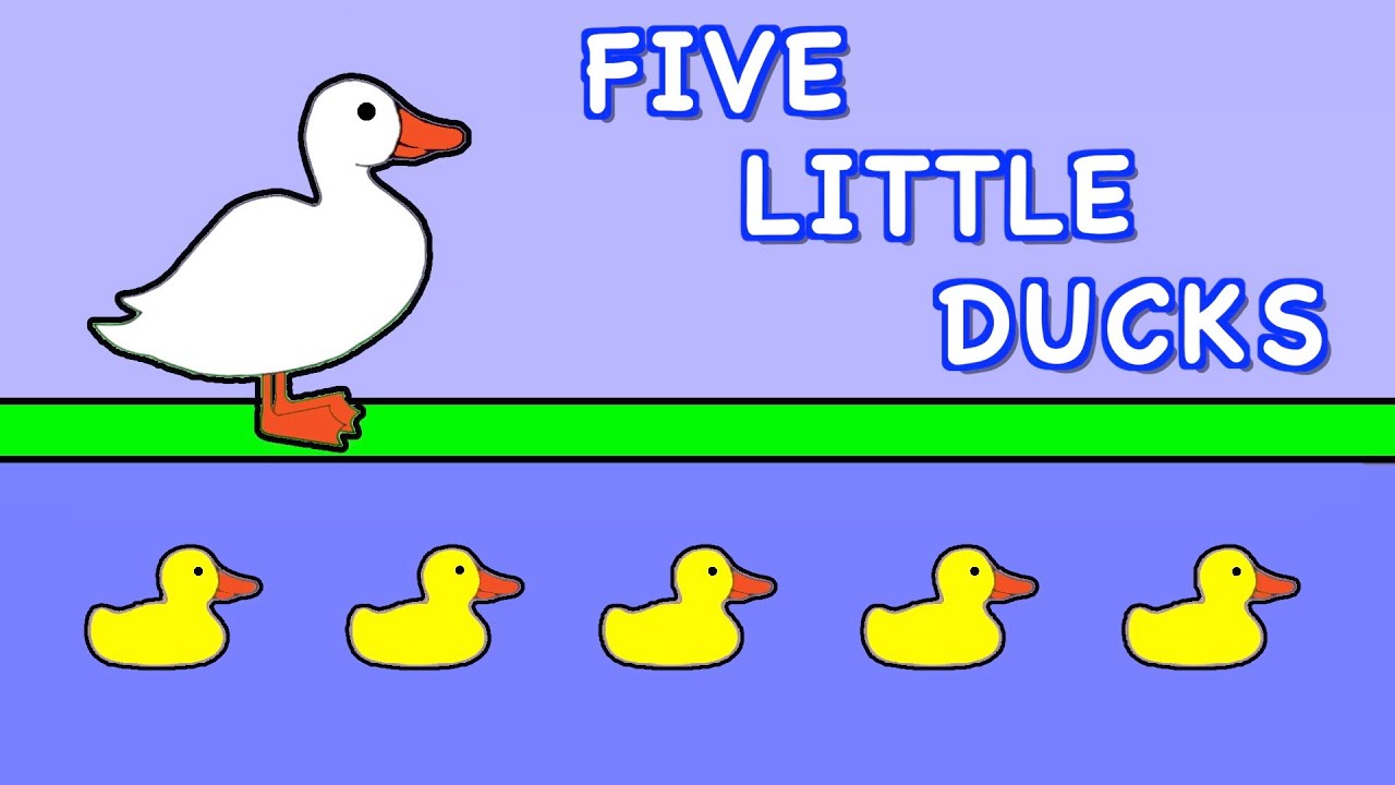 Five Little Ducks | NURSERY RHYME | Rainbow Rabbit ...