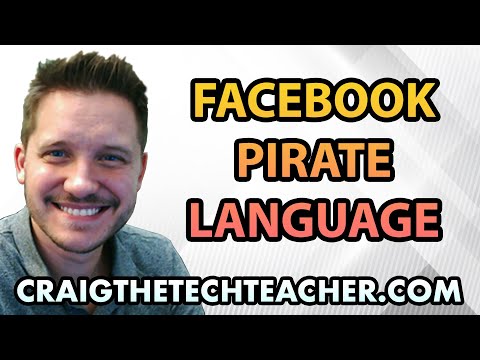 How To Change Facebook Into Pirate Language Mode ARG! How To Change Facebook Into Pirate Language Mode ARG!