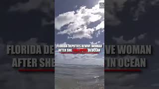 WATCH: Deputies revive woman after she COLLAPSES in ocean #shorts #foxnews #news #us