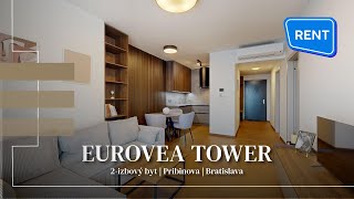 Elegantný dvoj-izbový apartmán v Eurovea Tower