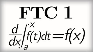 8.3 The Fundamental Theorem of Calculus -- Part 1