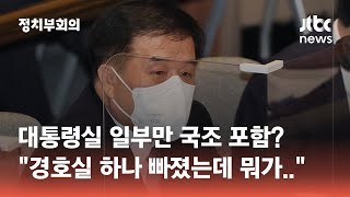 국정조사 대상서 대통령실 많이 빠졌는데? 묻자, 이진복 \