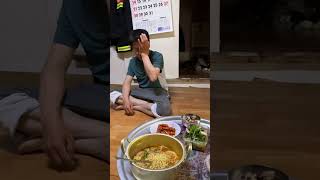 화전민총각 누님이 끓여주신 맛있는 라면을