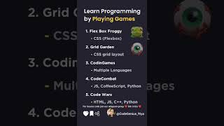 Learn Programming by Playing Games🔥#html #css #shorts #shortvideos #viral #javascript