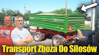 Transport Zboża Do Silosów ☆Kosimy Pszenicę u Pana Irka ☆Pomoc Sąsiadowi ☆Żniwa 2019