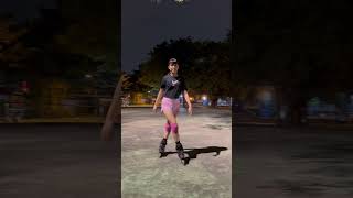 Freestyle Slalom 直排輪練習 20231014 教練說要穿著輪鞋練跳舞 #skate #skating #skatergirl #skater #freestyleslalom