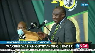 Ramaphosa hails Charlotte Maxeke as an outstanding leader