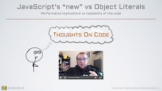 JavaScript "new" vs Object Literals: Performance