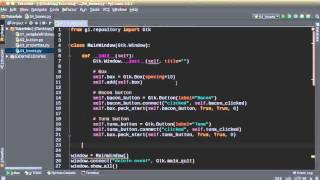 Python GUI Development with GTK+ 3 - Tutorial 4 - Boxes